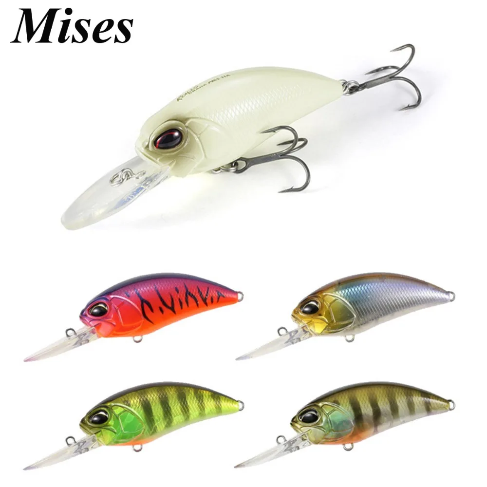 Mises 10cm 16g Five Colors Floating Bionic Crank Lure Artificial Hard Bait Plastic Bait Professional Fishing Lure Wobbler