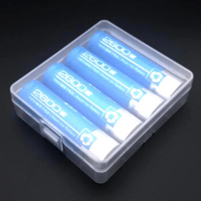 

1-2pcs 4 X 18650 Holder Hard Plastic Case Holder Battery Storage Box For 1-4pcs 18650 Battery Case Container Holder