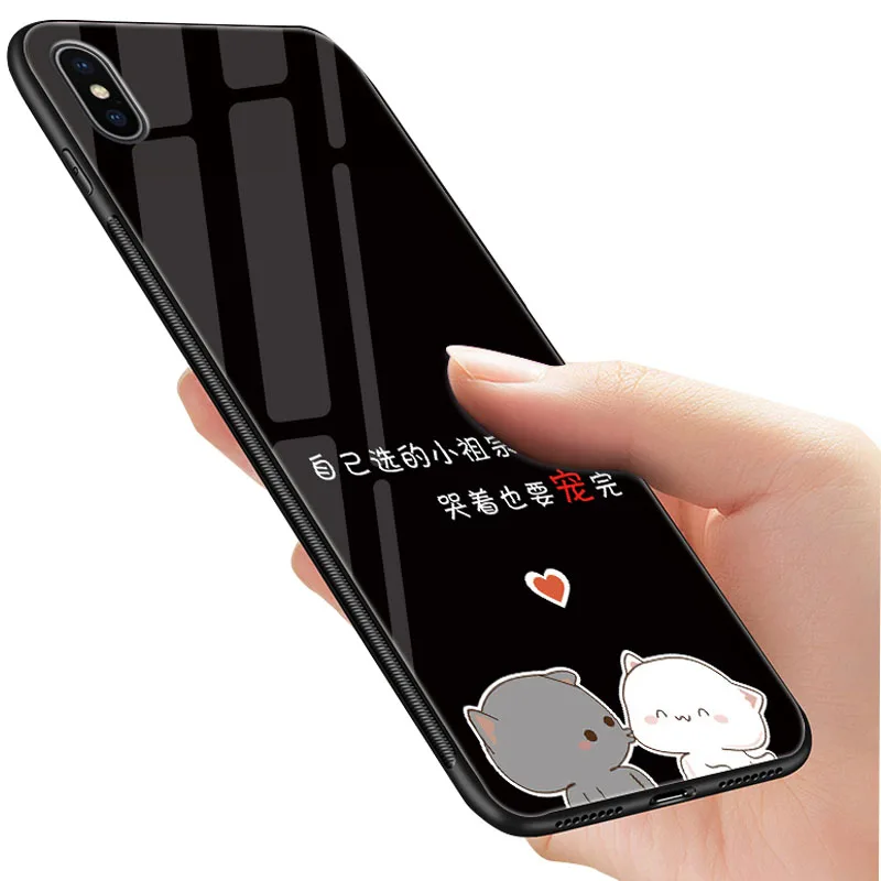 

dirt-resistant for iphone 7 x case Cute silicone and patterned for iphone xs xr cover Mobile for iphone 7 Case strap bracket