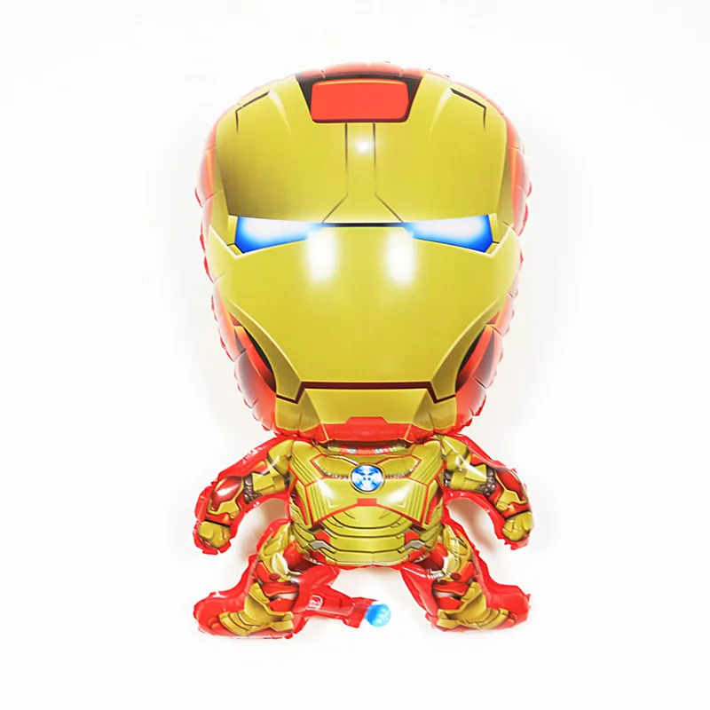 

XXPWJ Foreign Trade New Cartoon Balloon Shaped Cute Baby Wedding Birthday Party Favorite Must-gold Iron Man Balloon R-003