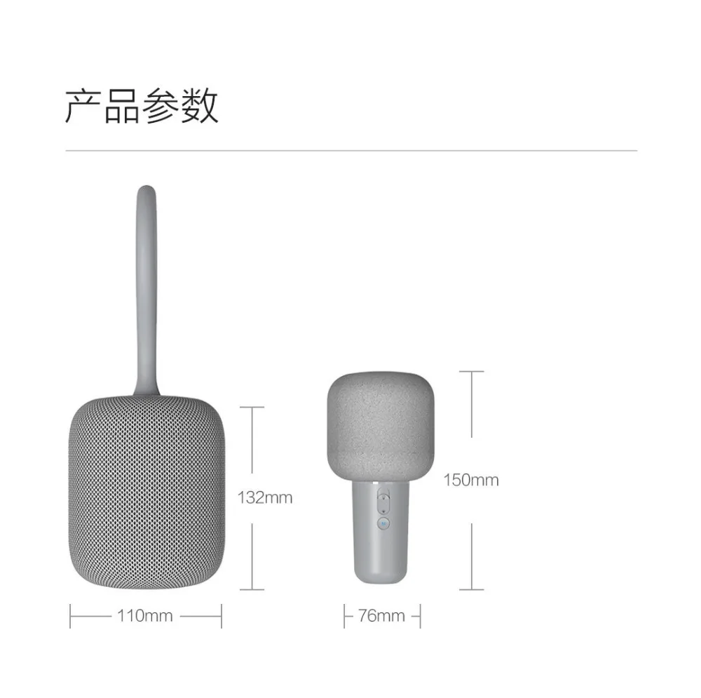 Xiaomi ULlife IK8 беспроводной Bluetooth динамик s диктофон портативный KTV ручной микрофон громкоговоритель для караоке звук громкий динамик