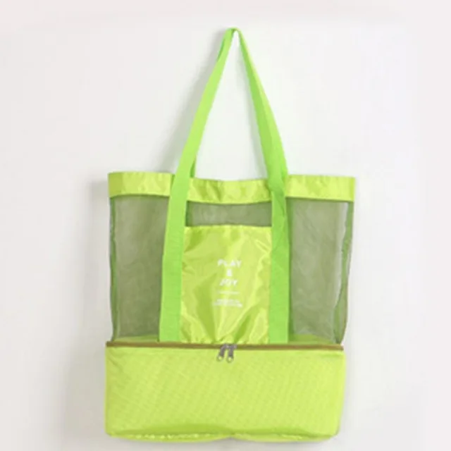 Обеда сумка-тоут изотермический кулер для пикника на открытом воздухе сумка-холодильник для томатного соуса - Цвет: Зеленый