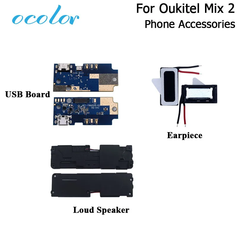 Ocolor для Oukitel Mix 2 USB плата наушники разъем зарядная в сборе запасные части громкий