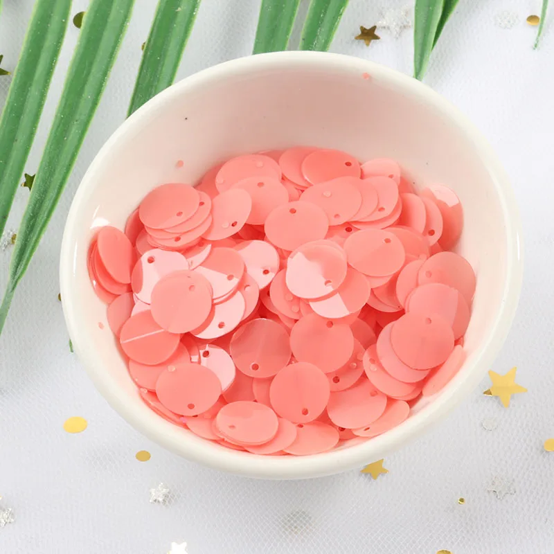 Matte Korea pink 240 шт(10 г) Сложенные блестки 10 мм ПВХ овальные свободные блестки подушечки диаметр блестки процесс шитья женские головные уборы одежда аксессуары - Цвет: Matte Korea pink