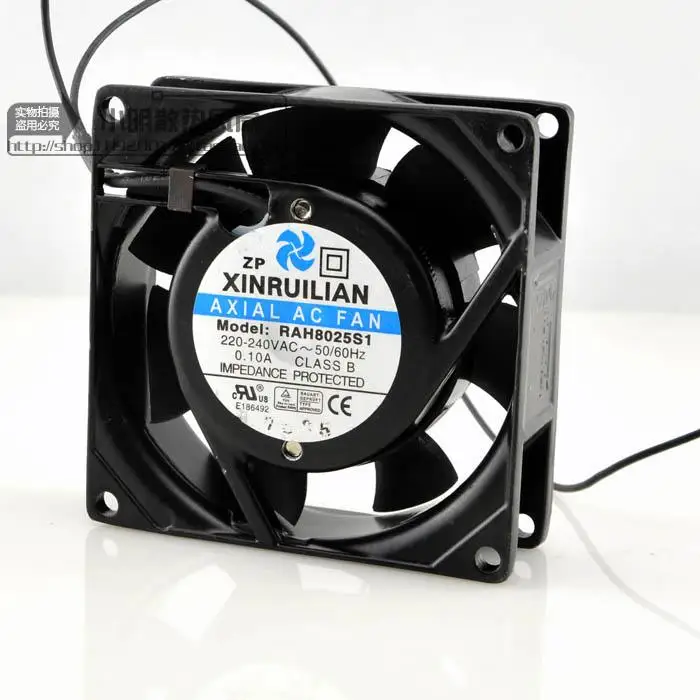 Оригинальный вентилятор охлаждения из алюминия XINRUILIAN RAH8025S1 220/240 в 0.10A 8025 |