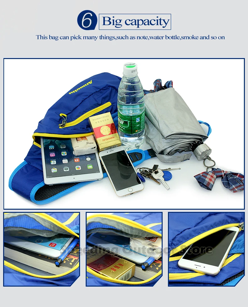 Perfect ANMEILU Bike Bag Bicycle Bag 8L Nylon Men Women Outdoor Sport Cycling Backpack Running Gym Fitness Climbing Rucksack Chest Pack 14 Perfect ANMEILU Bike Bag Bicycle Bag 8L Nylon Men Women Outdoor Sport Cycling Backpack Running Gym Fitness Climbing Rucksack Chest Pack 14