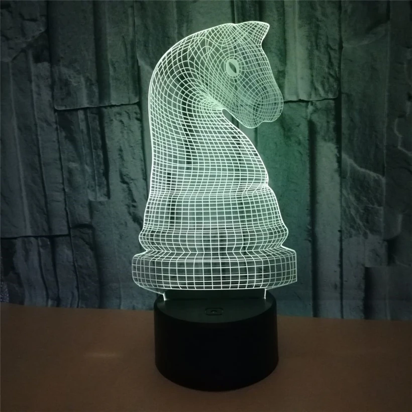 Chess 3D night light (4)