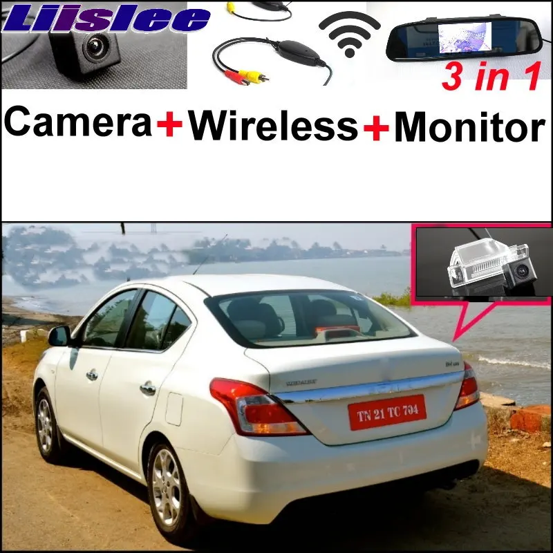 

Liislee 3 in1 Special Camera + Wireless Receiver + Mirror Monitor Easy Back Up Parking System For Renault Scala Sedan 2011~2015