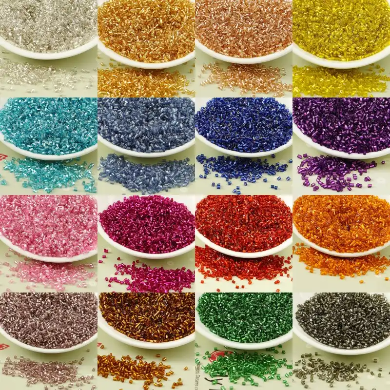 10g Multi Size Metal Color Glass Seed Beads Golden Plated Spacer Czech Glass Beads for Jewelry Bracelet Necklace Making DIY Accessory
