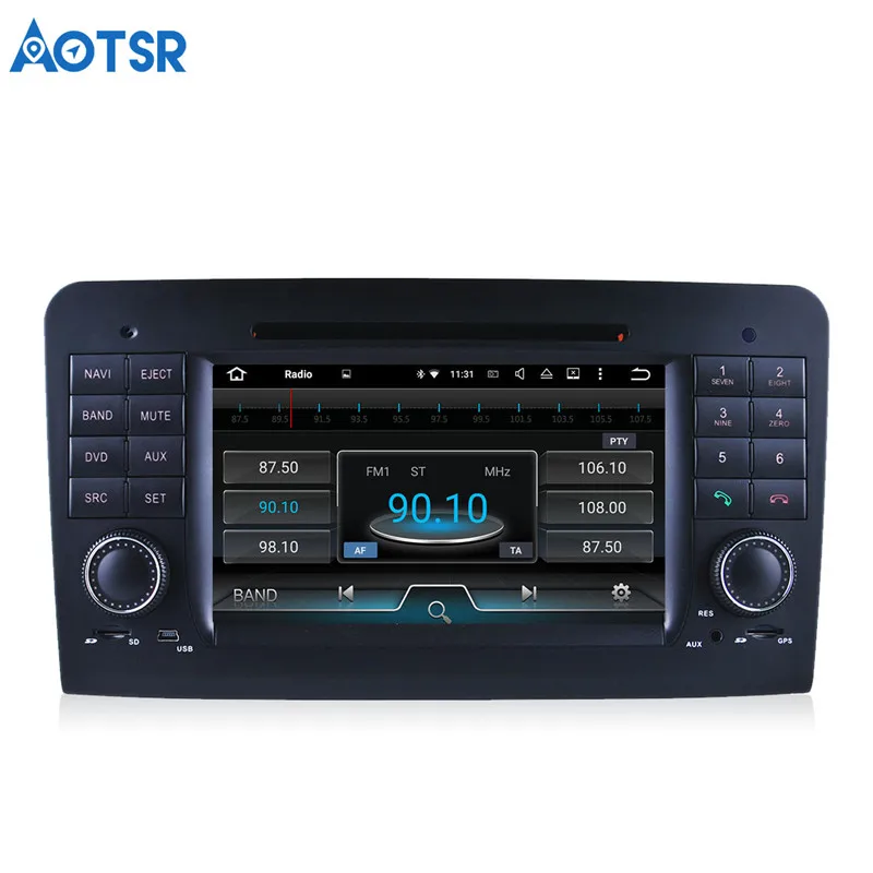 Sale Aotsr Android 8.0 Car DVD player GPS Navigation Headunit For Mercedes Benz ML W164 GL X164 (2004-2012)  2 din radio media 2