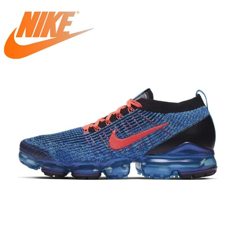 

Original Authentic Nike AIR VAPORMAX FLYKNIT 3 Men's Running Shoes Outdoor Sneakers Shock Absorbing Good Quality 2019 New AJ6900