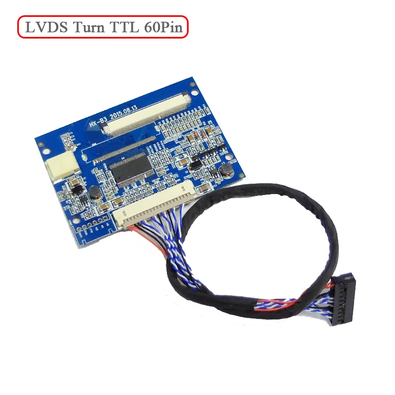 

HX-B3 LVDS turn 60pin TTL port standard 20pin 1-ch 8 LVDS input 60pin TTL output A101VW01