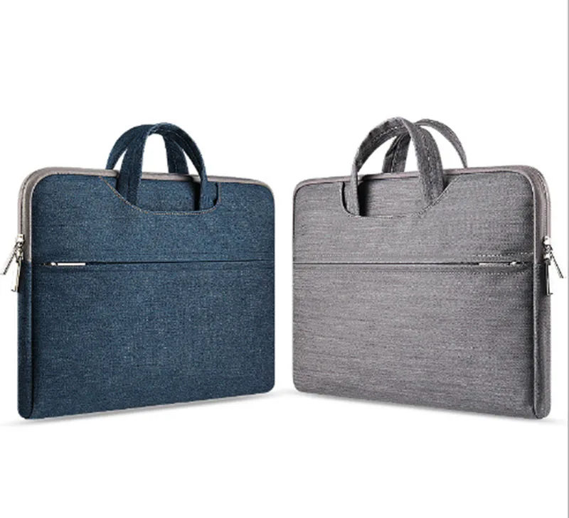 Denim Waterproof Laptop Hand Bag Sleeve for Macbook Pro Retina Air 11