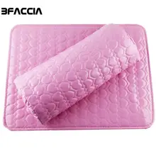 Bfaccia ручной держатель из мягкой искусственной кожи Губка Подушка с сердцем Маникюрный Инструмент Профессиональный