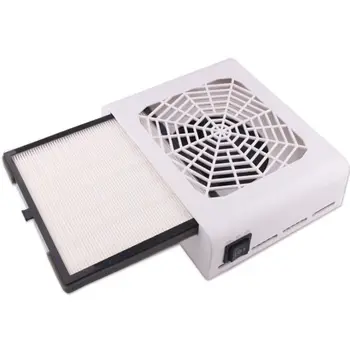 

45W New Strong Power Nail Dust Collector Nail Fan Art Salon Suction Dust Collector Machine Vacuum Cleaner Fan