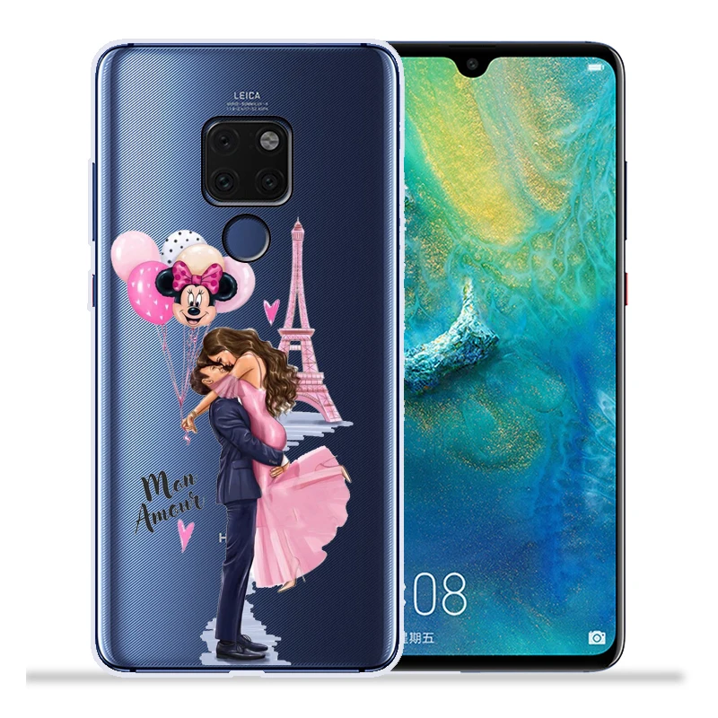 Модный чехол для телефона с изображением суперпапы мамы и дочки для huawei mate 20 Lite Pro mate 9 10 Lite Pro Nova 2 Plus Nova3 Nova3i Etui - Цвет: 16