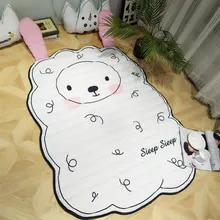 Ice Хлопок Дети Ковры ребенок играет Ползания Коврики мультфильм овец Пингвин медведь панда облако Ковры и Ковры для детей пол pad