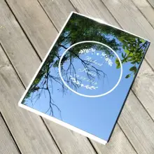 Персонализированная акриловая Свадебная книга для гостей, Выгравированная на заказ, свадебные подарки, фирменная книга, зеркало, золото, серебро, вечерние гостевые книги