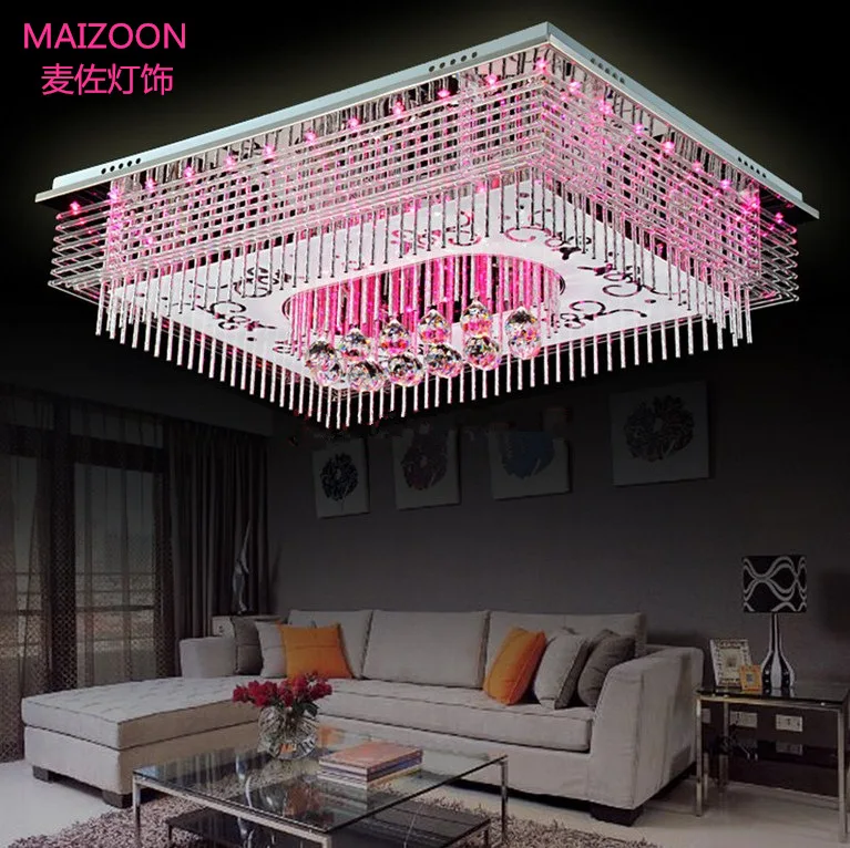 Crystal LED lámparas de luz de Techo iluminación de techo Fixture Lamparas Techo Plafonnier Led Iluminacion techo lámpara de cristal