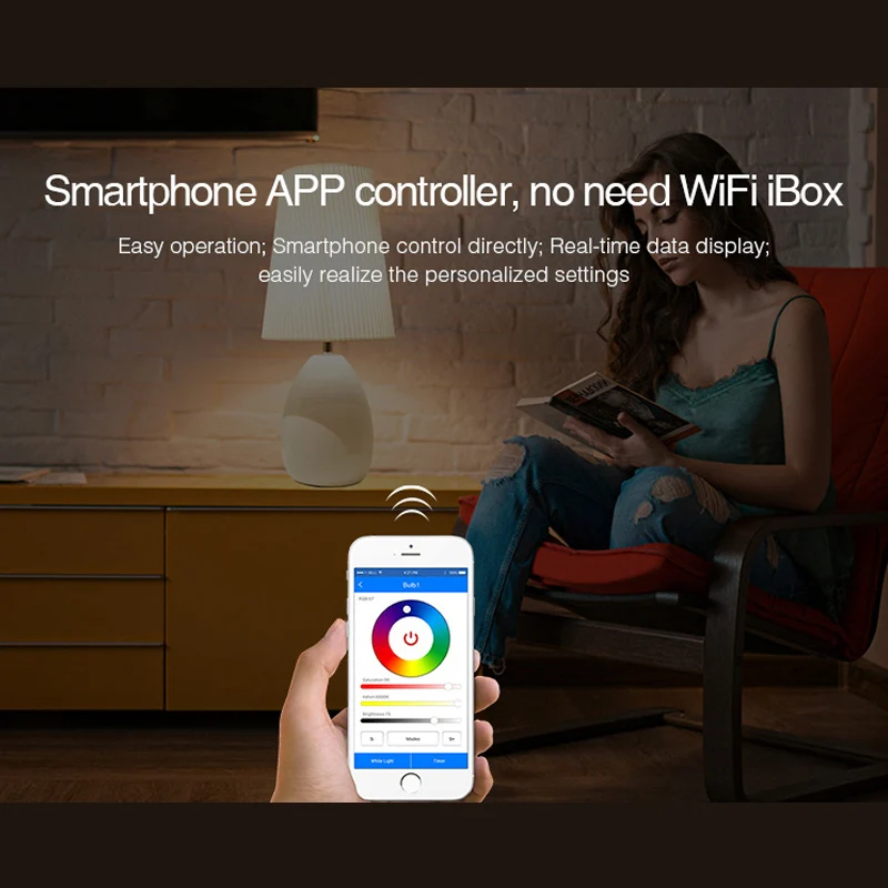 850LM E27 9 Вт RGB + CCT Wifi Светодиодная лампа Смарт Wi Fi затемненный светодиодный