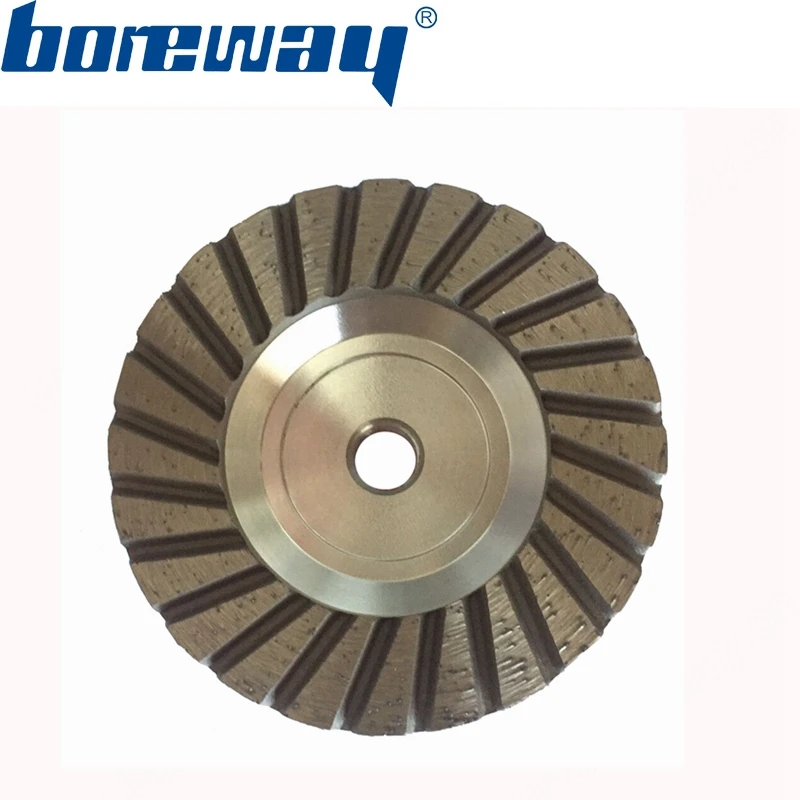 

Sell D100*M14 30#/60# Aluminum Turbo Wave Diamond Cup Grinding Disc For Stone