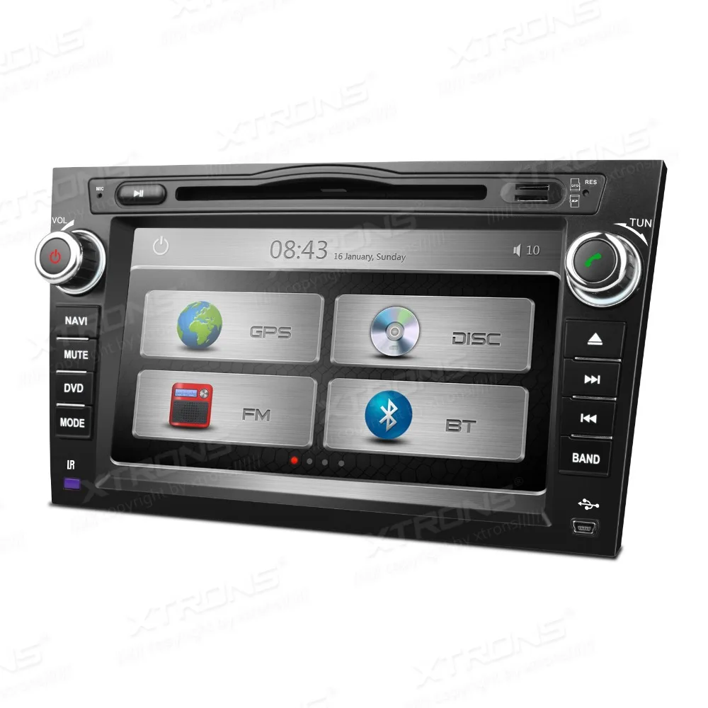 4travelarts 8" 2din HD Touch Screen car stereo DVD Player With GPS