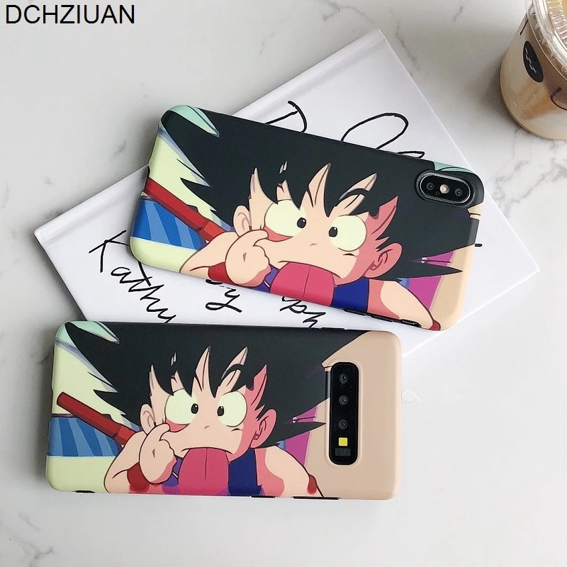 

DCHZIUAN Dragon Ball Phone Case For Samsung Galaxy S10 S9 S8 Plus Note 8 Note 9 Cover Cute S10 Plus Case Silicone Soft Cases