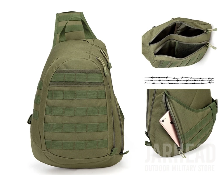 Открытый Molle 900D Тактический наплечный военный кемпинг походная сумка спортивный походный охотничий рюкзак практичная нагрудная сумка