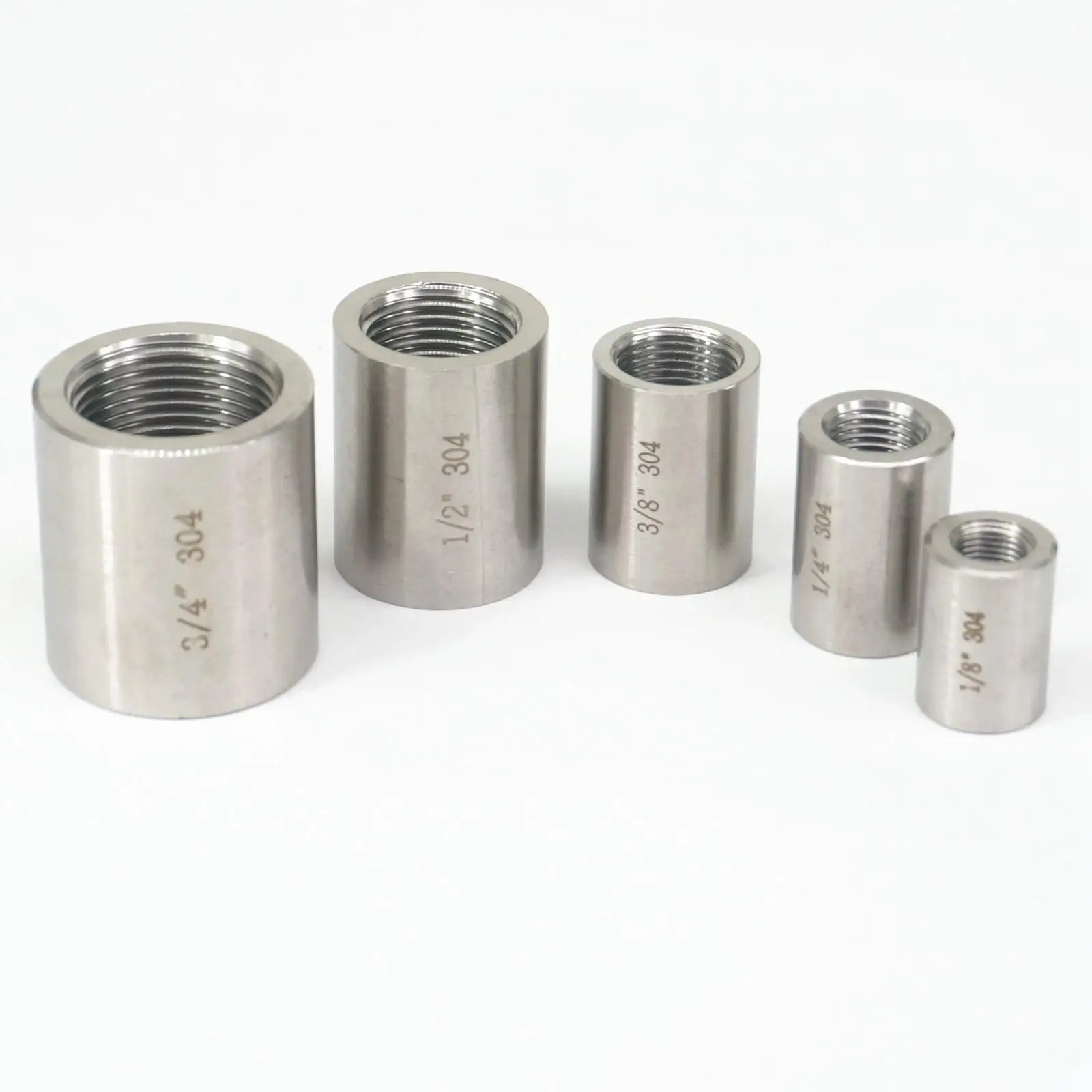 304 трубы из нержавеющей стали фитинги 1/8 &quot1/4&quot 3/8 &quot1/2&quot 3/4 &quot1&quot BSP M20 * 1 5 мм