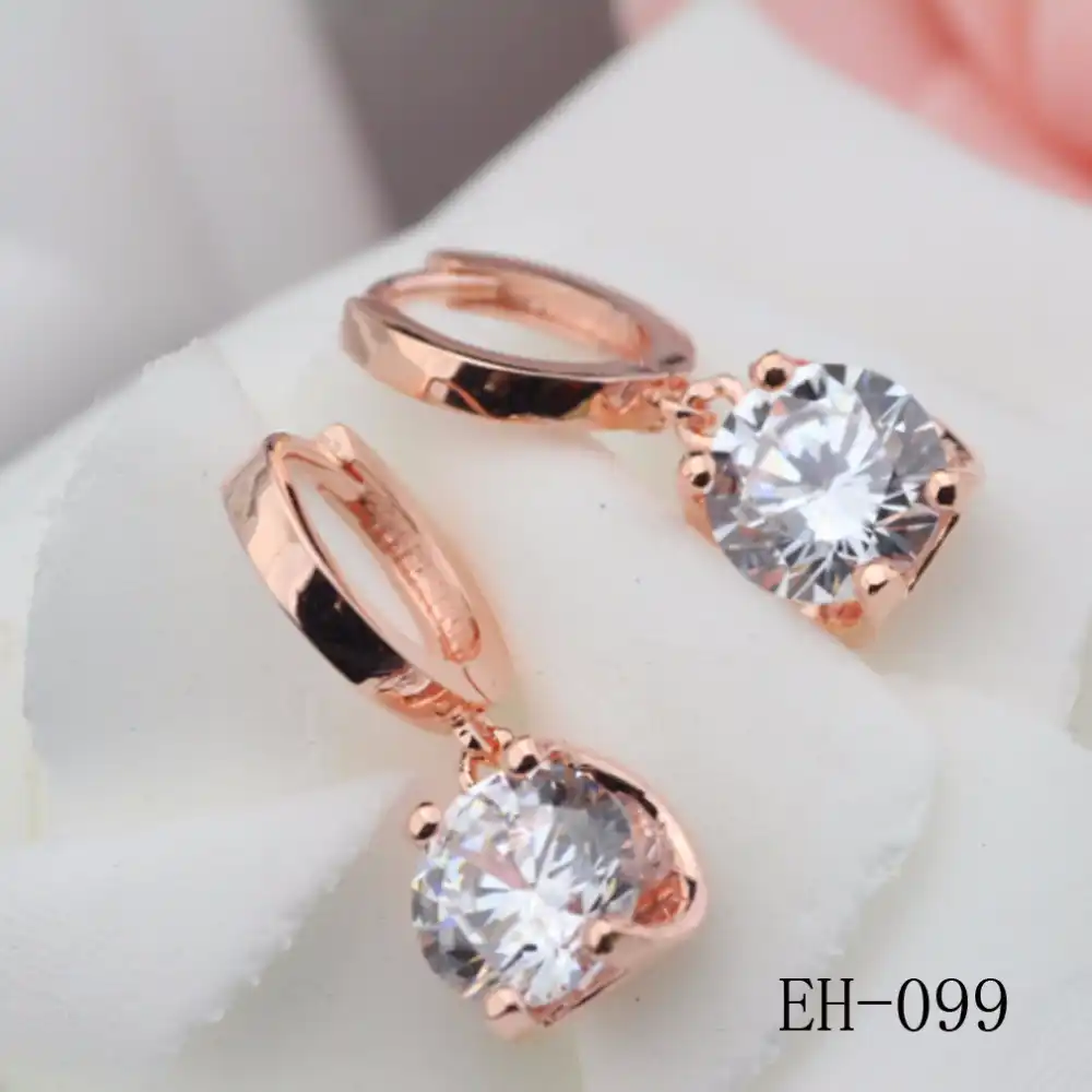 Бесплатная доставка ювелирные изделия микро-Инкрустация серебряные серьги с цирконием позолоченные хрустальные женские серьги и серьги 4 мм и 6 мм