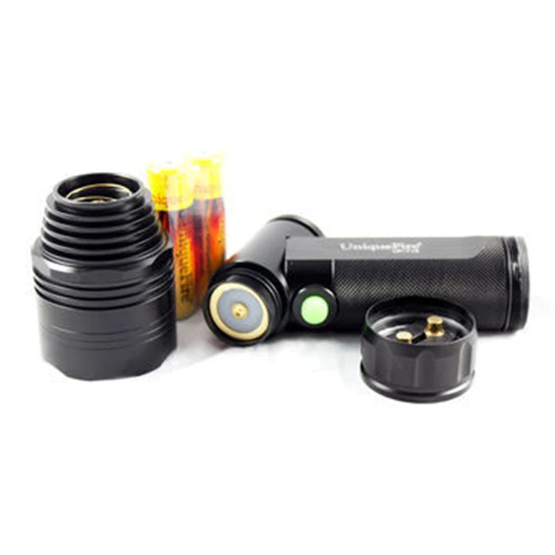 

UniqueFire New 5 Switch ModeTactical LED Flashlight Stun-Gun Torch Light 3xCree XM-L U2 LEDs Lamp Torch Free Shipping