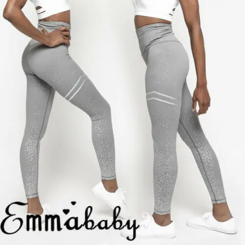 

Womens Fitness Leggings Running Gym Sport High Waist Jogging Pants Trousers Womens Fitness Leggings Running Gym Sports