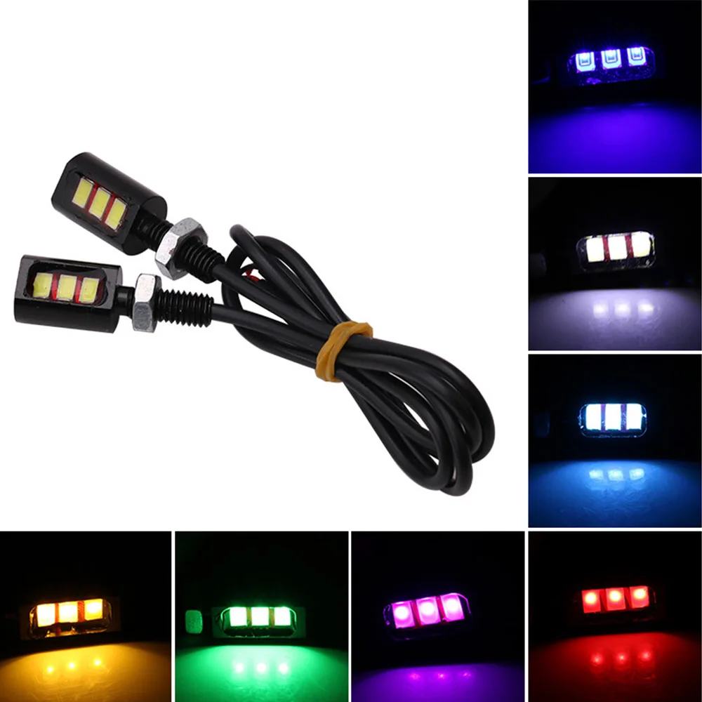 2 шт. 12 В 3 Вт болт 5630 3SMD светодиодные лампы для номерного знака автомобиля