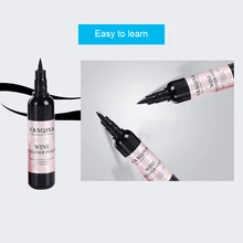 Горячая красная бутылка вина форма подводка для глаз водонепроницаемый анти-пот жесткий конец подводка для глаз SJ66