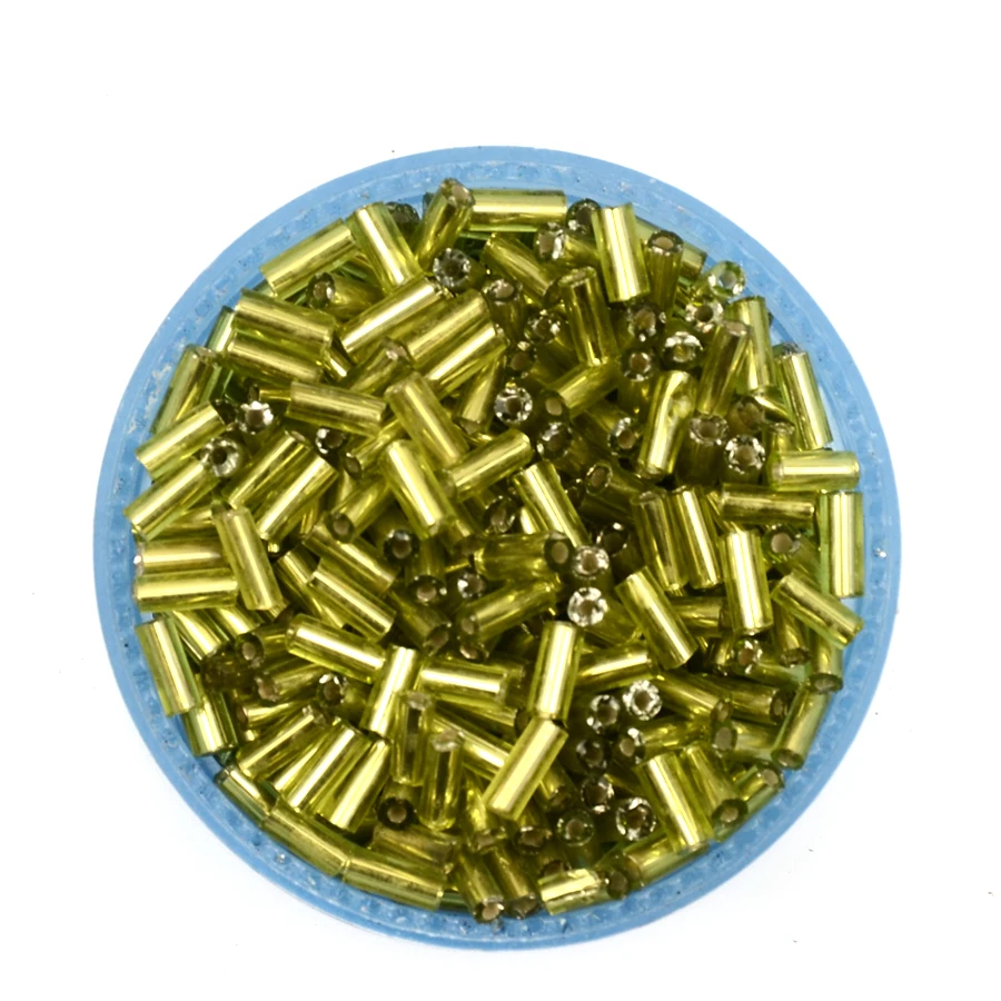 Approx.500pcs 2x4.5mm Bugle Glass Beads SeedCharmsCzechbeads & jewelry makingSilverGoldBeads wholesalediy accessories (11)