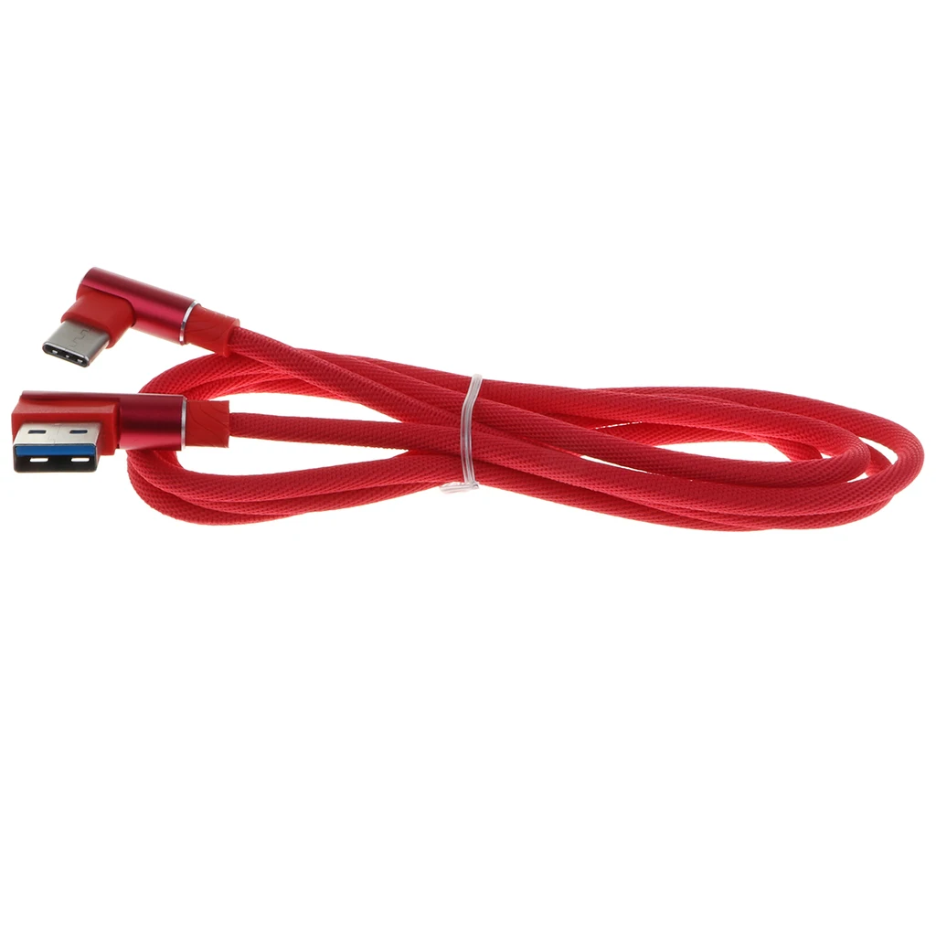 1m/3.3ft USB2.0 USB Type C 90 Degree USB Type C Cable mobile phone  Charger Angled Cable Adapter multi-port USB charger 