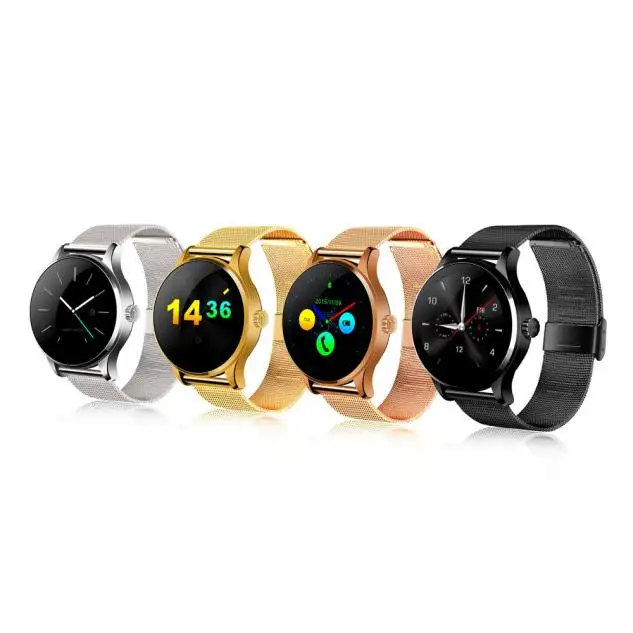 HL K88H MTK2502C Bluetooth Смарт Часы Heart Rate трек наручные Нержавеющая сталь 25 августа E22