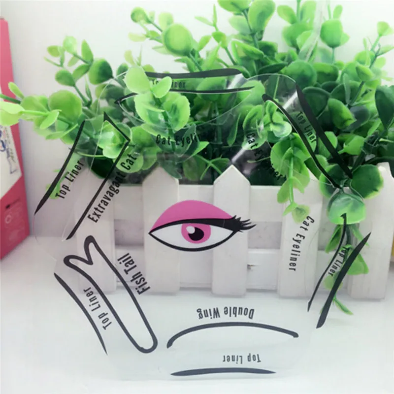 6 in 1 Stencils Eyeliner Template Smoky Makeup Guide Quick Tool New Hot Sale 6 in 1 Stencils Eyeliner Template Smoky Makeup Guide Quick Tool New Hot Sale