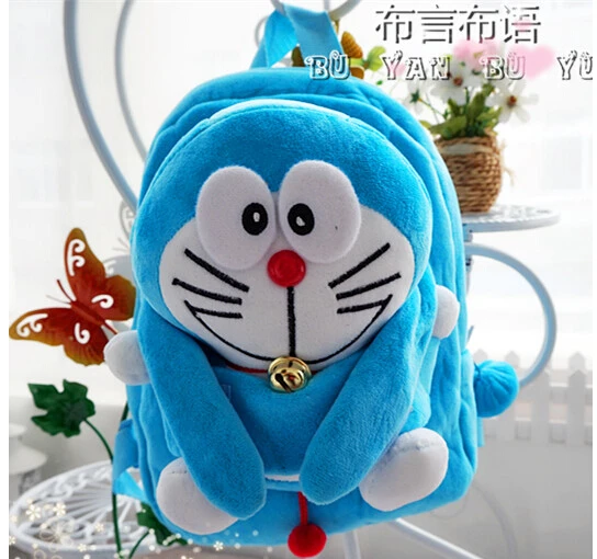 Подарок для ребенка 1 шт. 25 см стерео аниме Doraemon плюшевая кукла милые крутые Детские рюкзаки для мальчиков и девочек сумка на плечо для младенцев