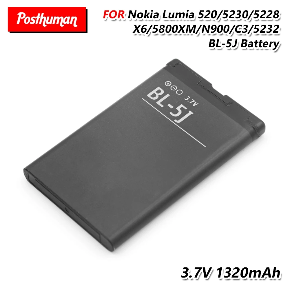 Перезаряжаемые литий Li-Po Батарея BL-5J BL 5J для Nokia 5230 5233 5235 C3 X9 201 Lumia 521 525 5228 5230C 5230XM 5232