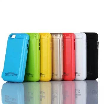2200 5600mah ポータブル緊急バッテリーバックアップ充電器ケース ip 5 5 S 5c iPhone5 外部 2200 2600mah のパワー銀行のカバーケース