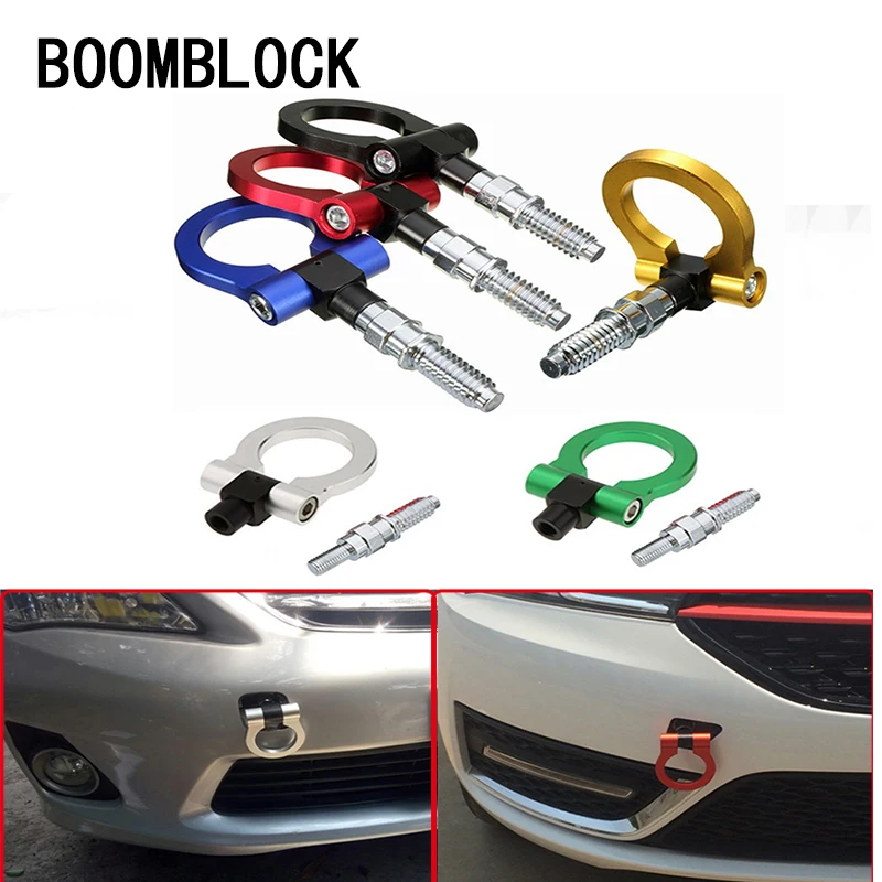 BOOMBLOCK прицеп кольцо Hook Автомобиль Буксировка вешалка для Volkswagen VW Polo Passat B5 B6 CC Гольф 4 5 6 7 touran T5 Tiguan Бора