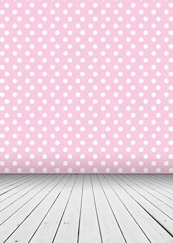 

Photography Background 5x7ft pink dots Backdrop