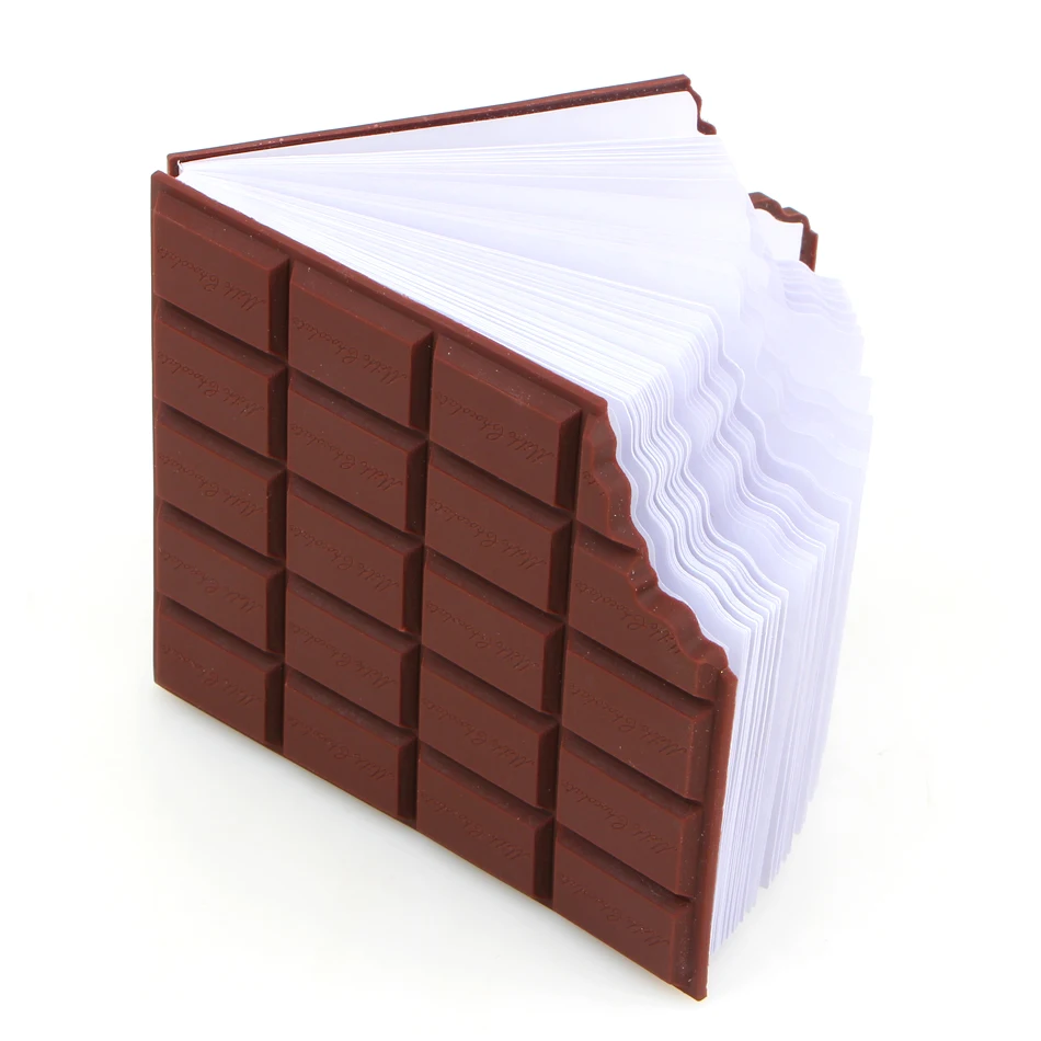 Лучшая рекламная акция, удобная записная книжка с надписью "Chocolate memo pad", блокнот с обложкой, школьный подарок