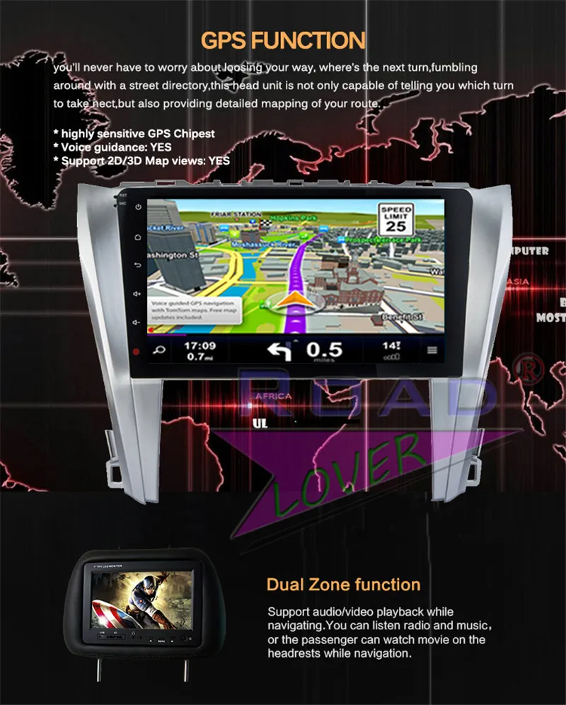 Excellent Roadlover Android 8.1 Car Media Center Autoradio For Toyota Camry 2015 Stereo GPS Navigation Magnitol 2 Din Player Audio NO DVD 21 Excellent Roadlover Android 8.1 Car Media Center Autoradio For Toyota Camry 2015 Stereo GPS Navigation Magnitol 2 Din Player Audio NO DVD 21