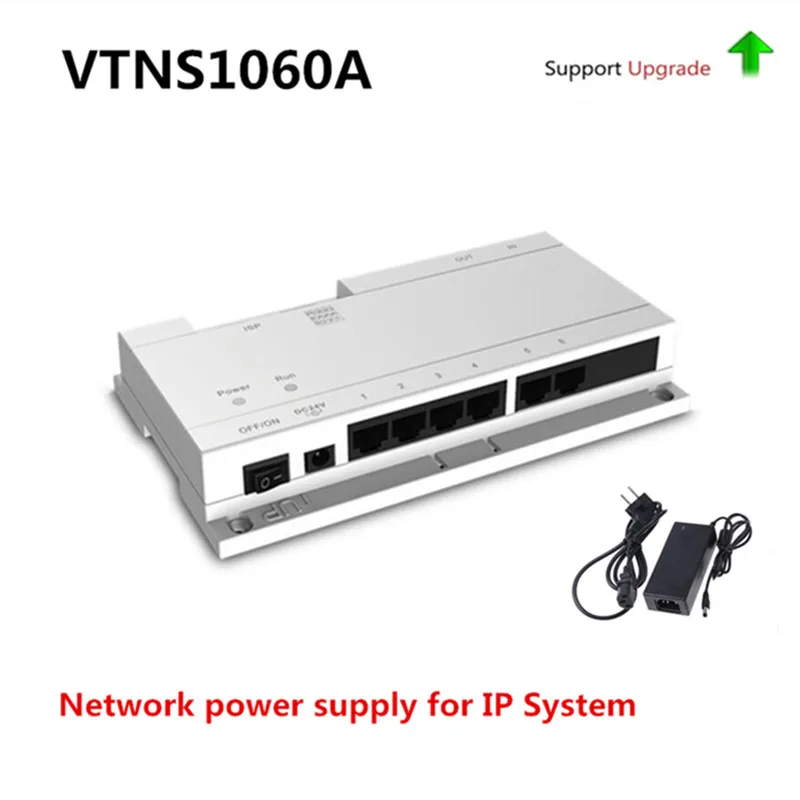 Видеодомофон DH VTNS1060A POE коммутатор для IP системы VTO2000A подключение до 6 комнатных