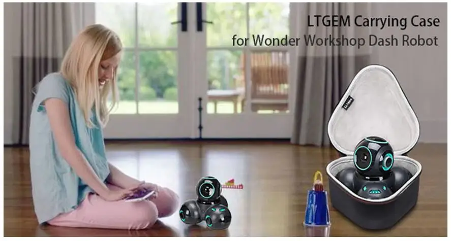 LTGEM EVA жесткий Дорожный Чехол для Wonder Workshop Cue Robot