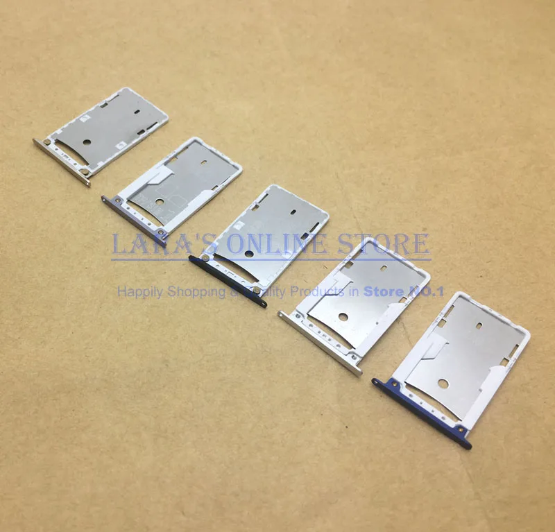 

Original for Xiaomi Redmi Note 4 SIM Card Slot Tray Card Holder Adapter For Xiaomi Redmi Note 4 Pro Prime 5.5 Inch Smartphone