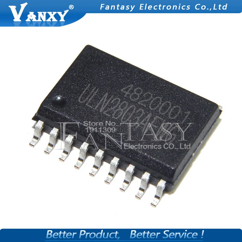 10 шт. ULN2803AFWG SOP18 ULN2803AG SOP ULN2803 SMD ULN2803A 2803AFWG лапками углублением SOP-18 и IC