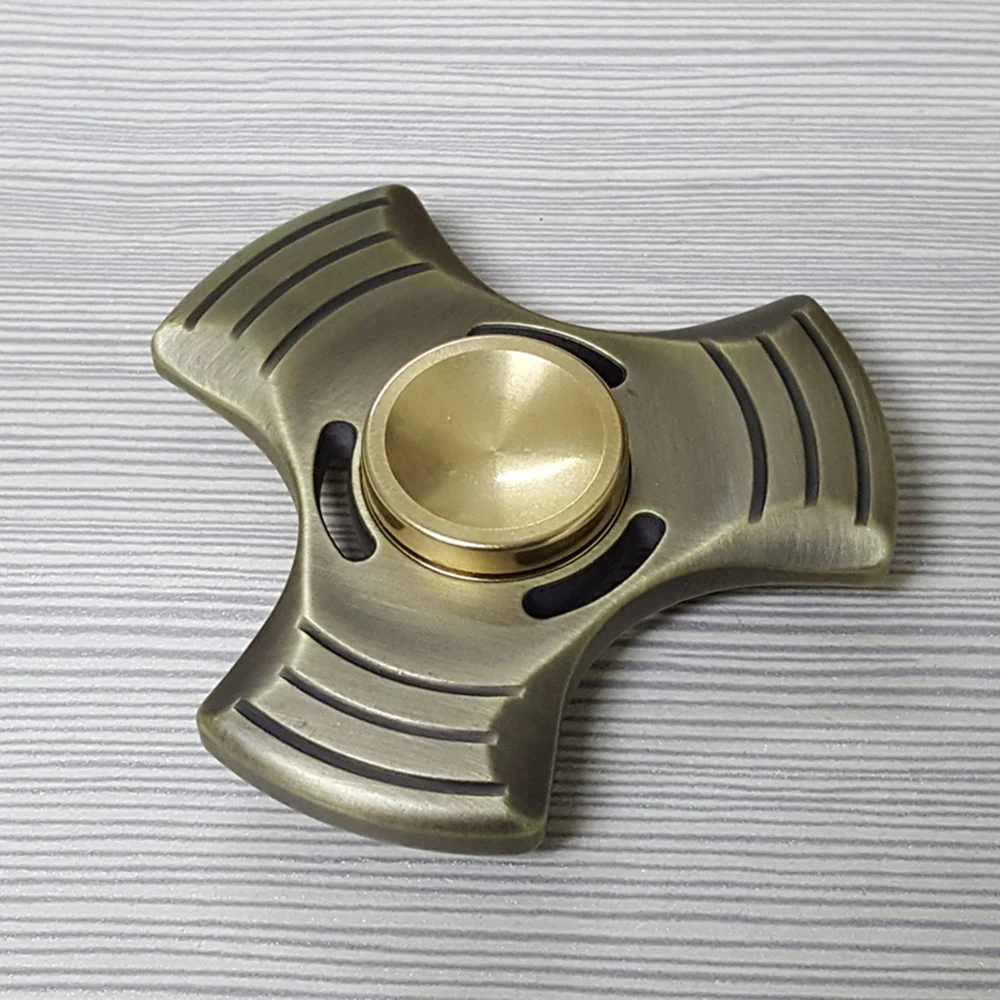 EDC Hand Spinner Metal Fidget ADHD Focus Tri spinner Fidget High Speed Spinning for Children